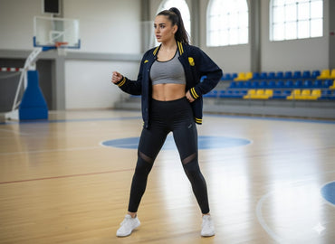 2756-JM Unisex Tiger Gold Print BaseBall Button Jacket-Navy