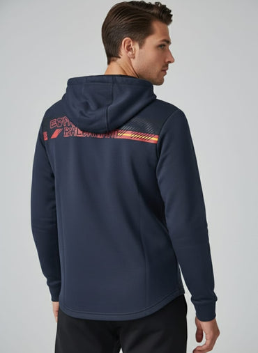 2757-JM Fed Espana Free Time Pullover Hood Men-Navy