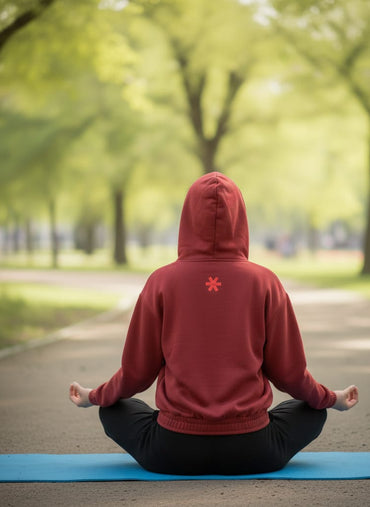 2758-Osk Women Full Zip Hoodie-Brown