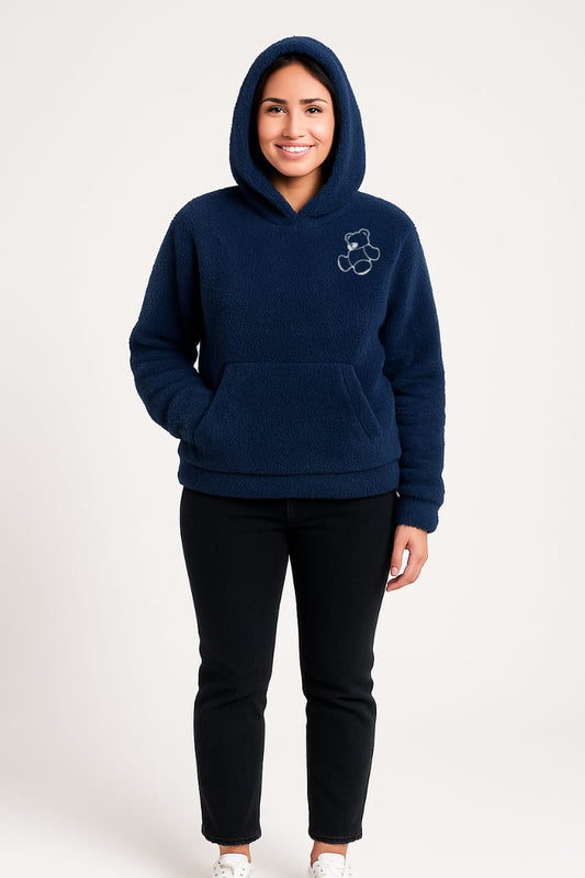 2763 Sherpa Furr Teddy Bear Hood For Women