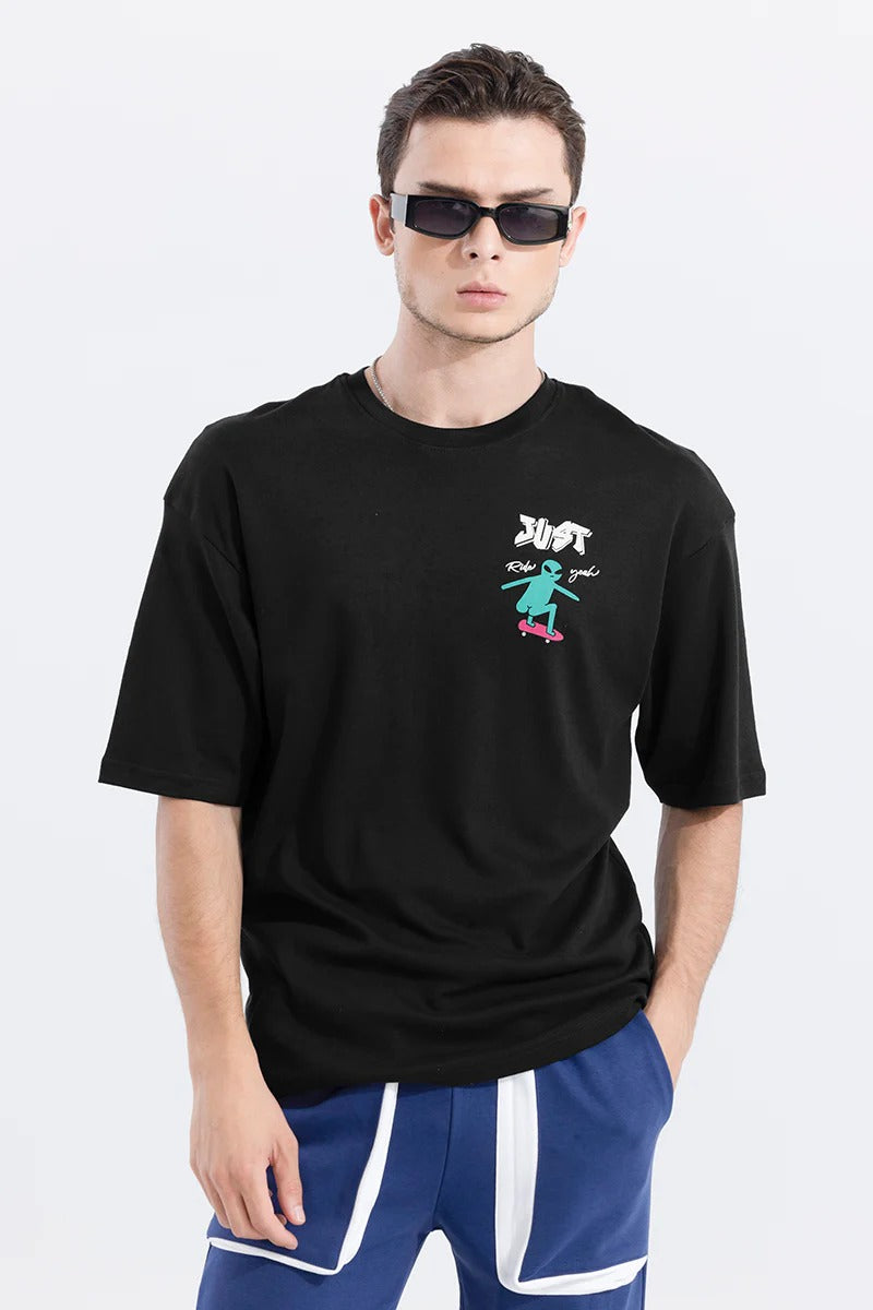 X-Fit Just Rid Alien Graphic T-Shirt For Men