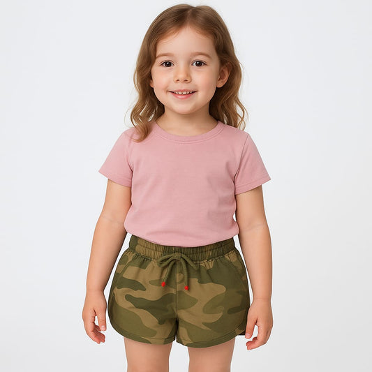 OM Girls Camouflage Short-KSHR-2076