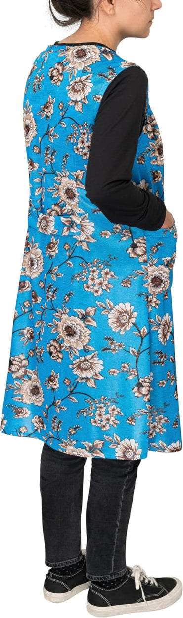 2713-Colourful Full-Length Apron for Women