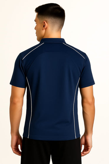 2699-Encore ZR-20 Activewear Polo Shirt Men-Navy White Piping