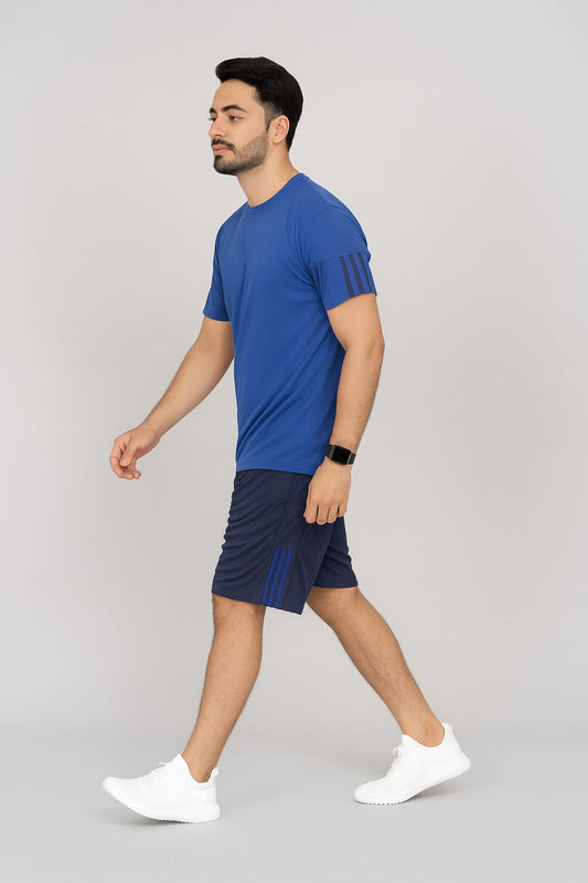 2717-JM Menβs Activewear Twin Set-Royal Navy