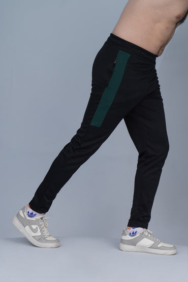 2673-Umb Dry-Fit Side Panel Trouser-FX003-Black Green