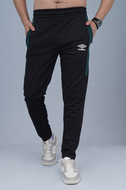 2673-Umb Dry-Fit Side Panel Trouser-FX003-Black Green