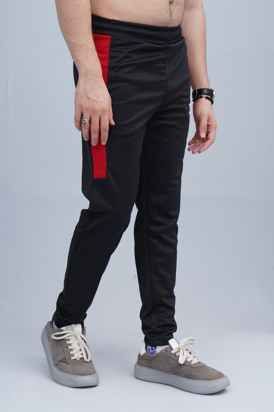 2673-Umb Dry-Fit Side Panel Trouser-FX003-Black Red