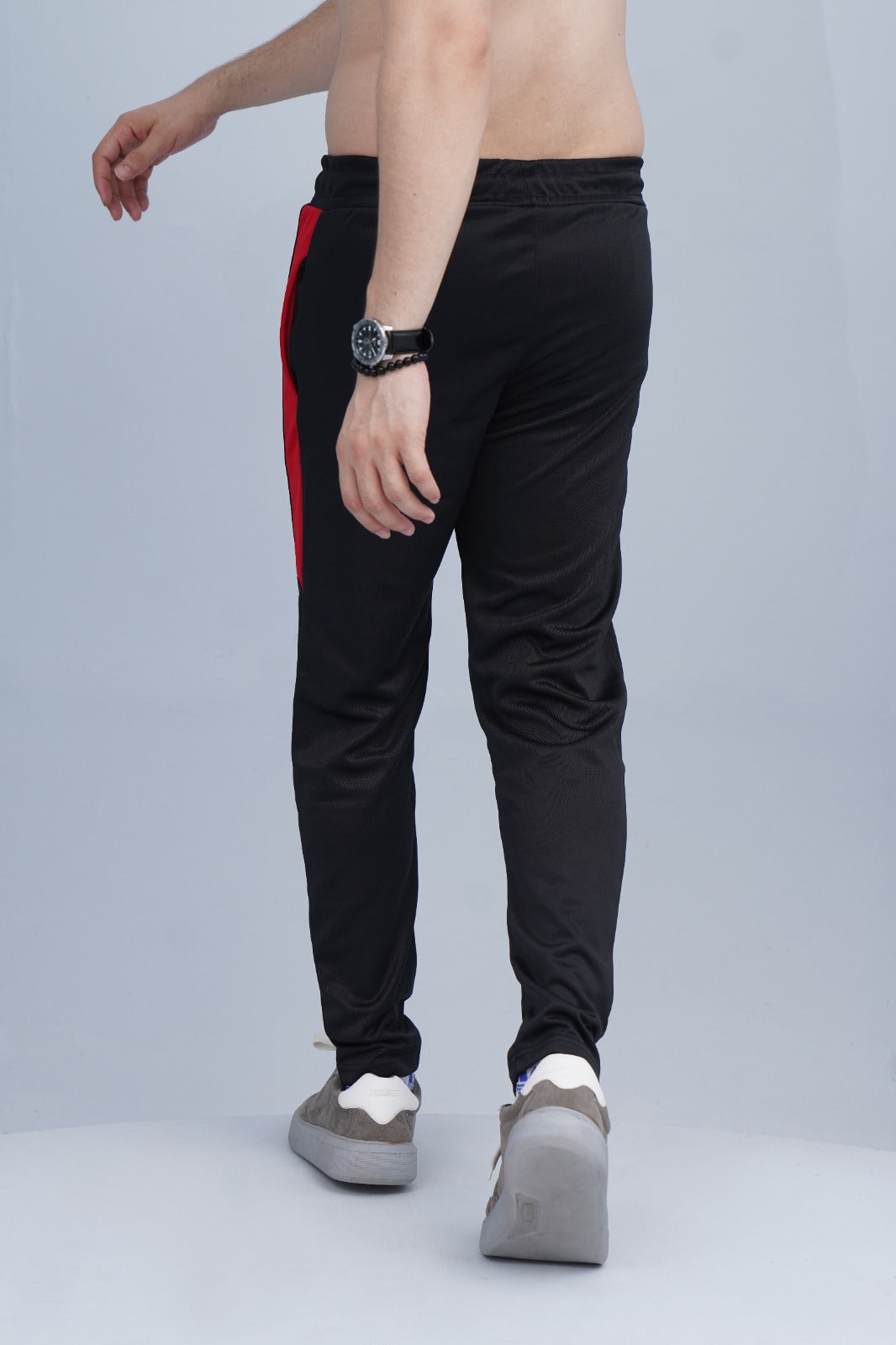 2673-Umb Dry-Fit Side Panel Trouser-FX003-Black Red