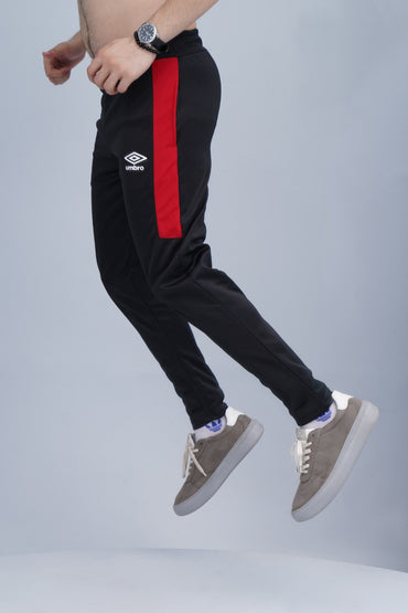 2673-Umb Dry-Fit Side Panel Trouser-FX003-Black Red