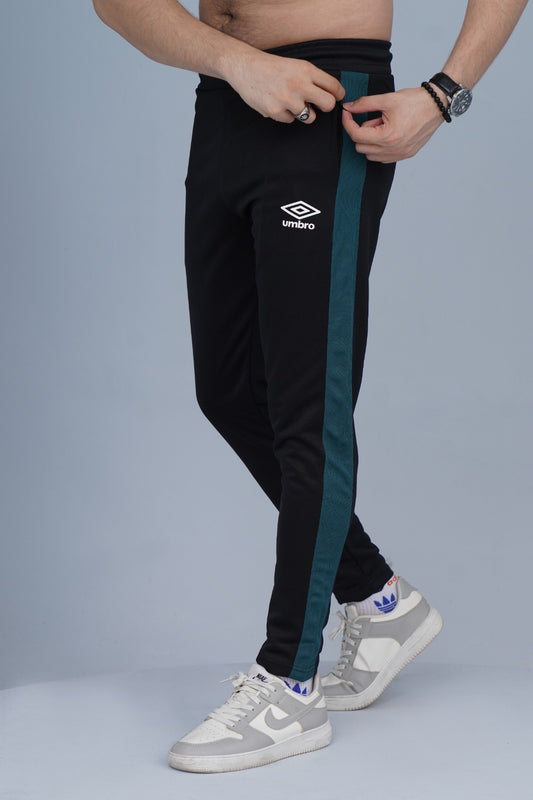 2449-Umb Dry-Fit Side Panel Trouser-FX002-Black Green