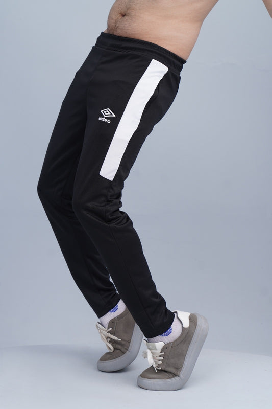 2673-Umb Dry-Fit Side Panel Trouser-FX003-Black White