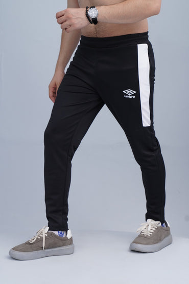 2673-Umb Dry-Fit Side Panel Trouser-FX003-Black White