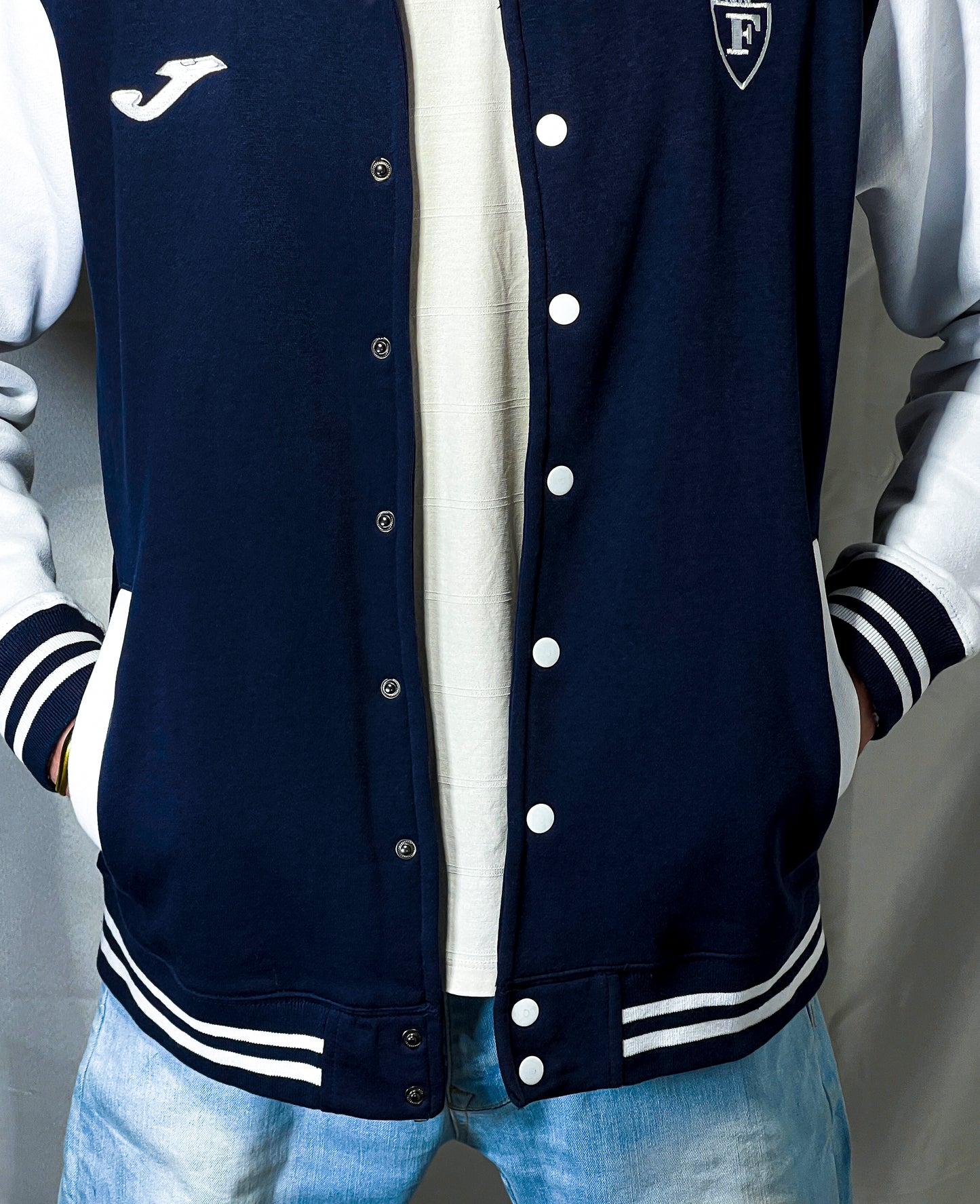 Joma Unisex Embroidered BaseBall Varisty Jacket -2594