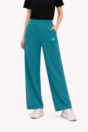 2780-Osk Men Wide Leg Sweat Pant-Teal