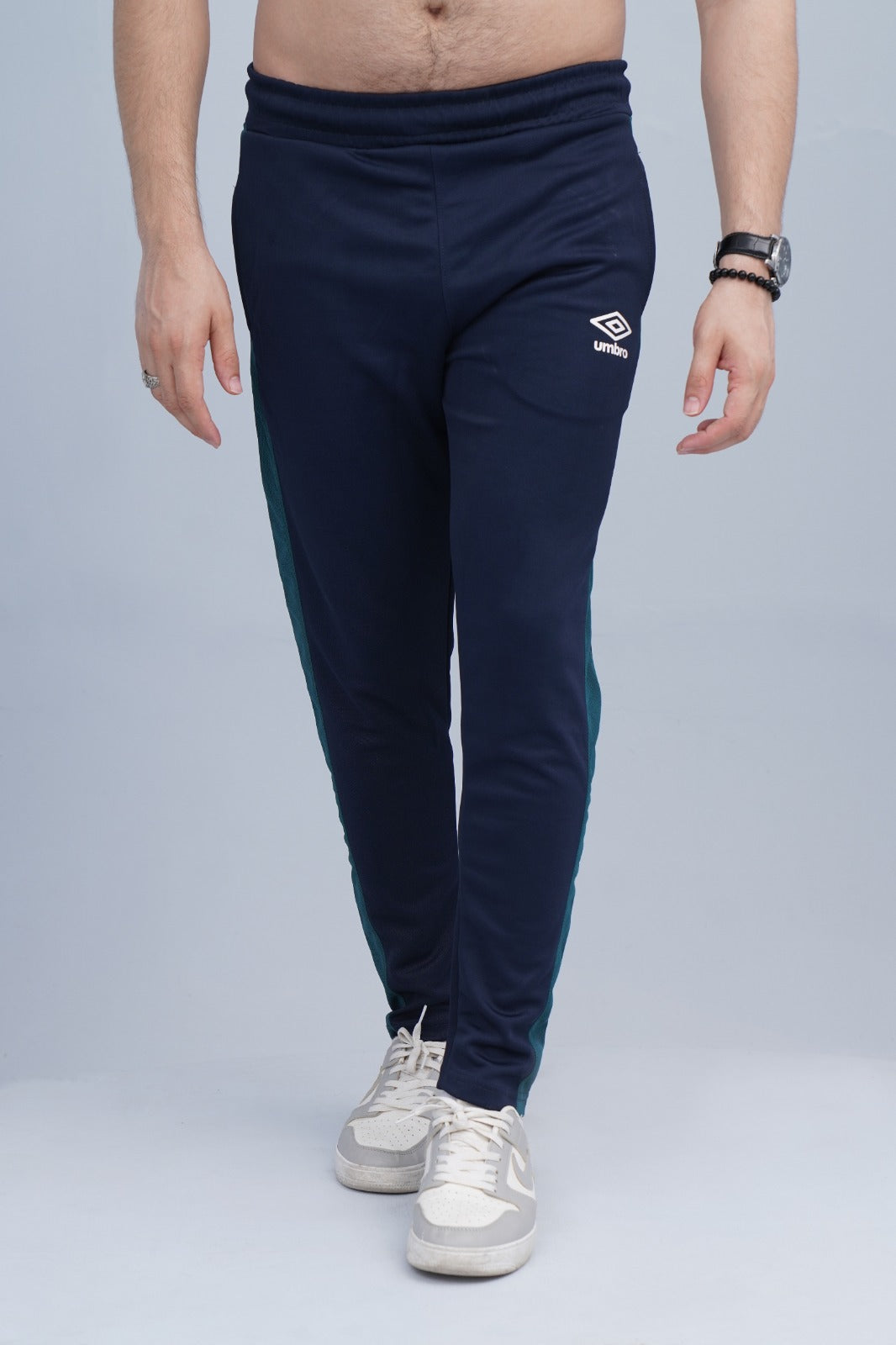 2449-Umb Dry-Fit Side Panel Trouser-FX002-Navy Green