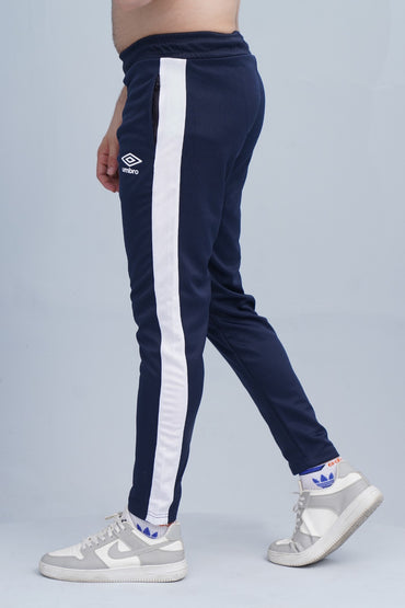 2449-Umb Dry-Fit Side Panel Trouser-FX002-Navy White