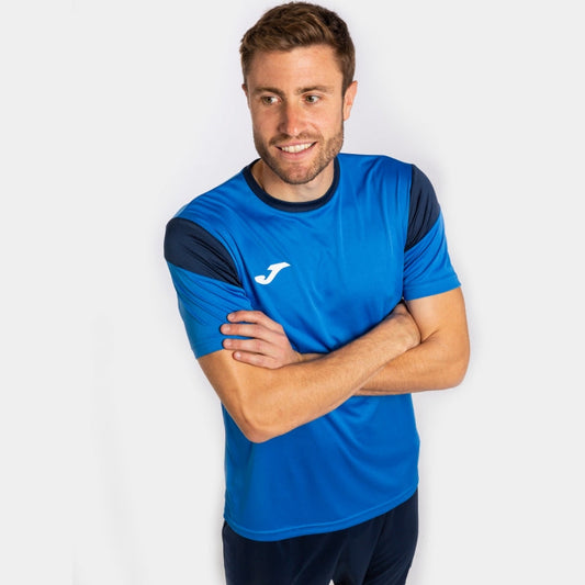 Joma Phoenix Navy Panel T-shirt For Men-0060