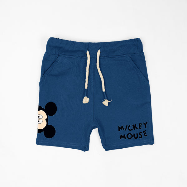 C&A Mickey Mouse Printed Short-KSHR-2096-Navy