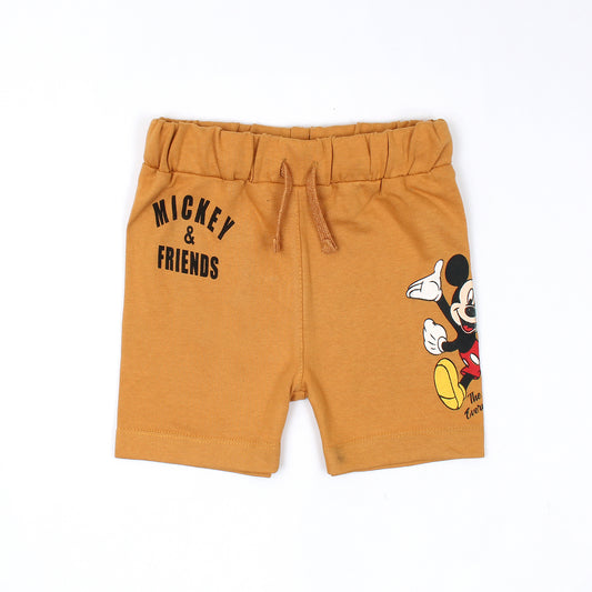 Baby Club Mickey Friends Short -KSHR-2095-Light Brown