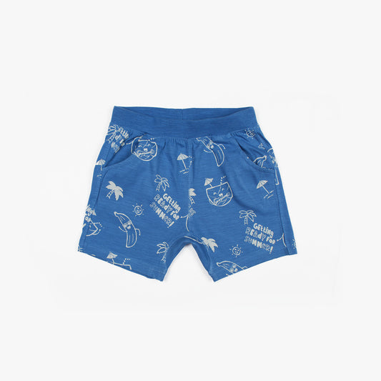 Zara Getting Ready  Nicker For Kids-KNKR-0100-Ocean Blue - FactoryX.pk