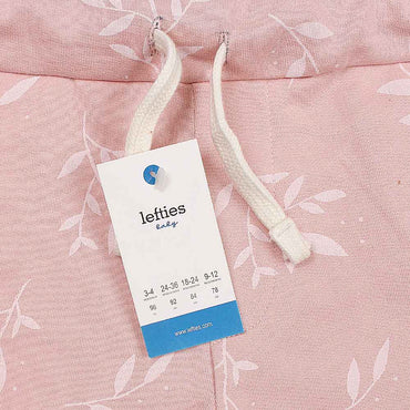 leftie Leaf printed nicker-KNKR-0106-Peach - FactoryX.pk