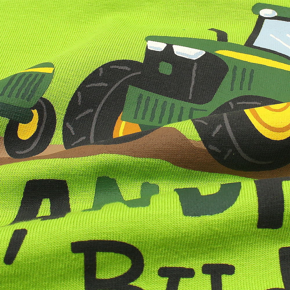 John Deere Grandpa's lil Buddy Printed Boys T-shirt-KTST-2165-Lime Emerald