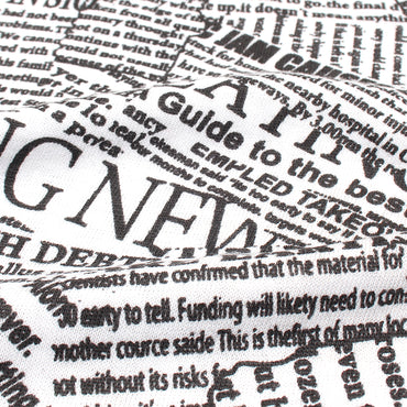 Newspaper Printed T-shirt For kids-KTST-2211-Black