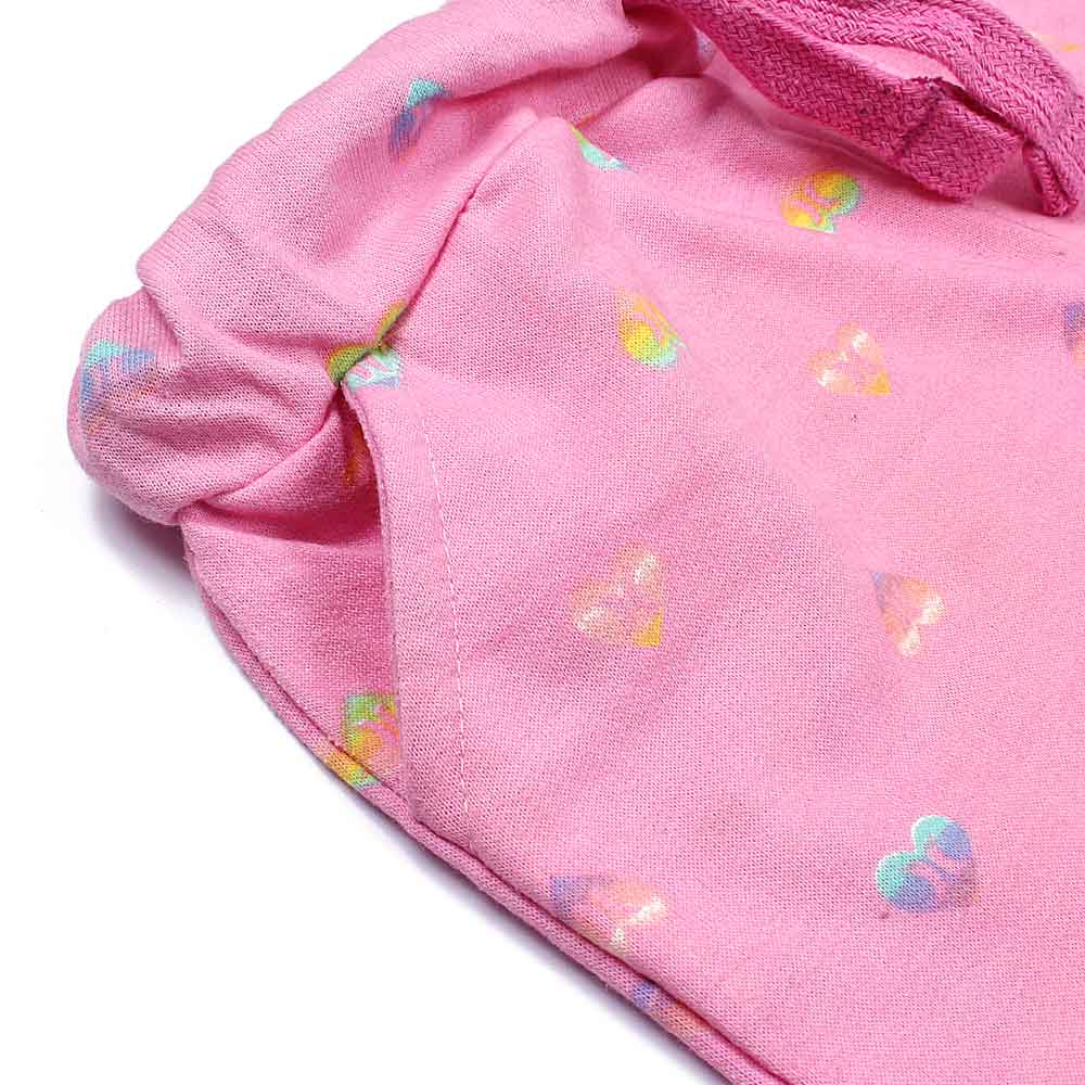 Leftie Mini Heart printed nicker-KNKR-0110-Pink - FactoryX.pk