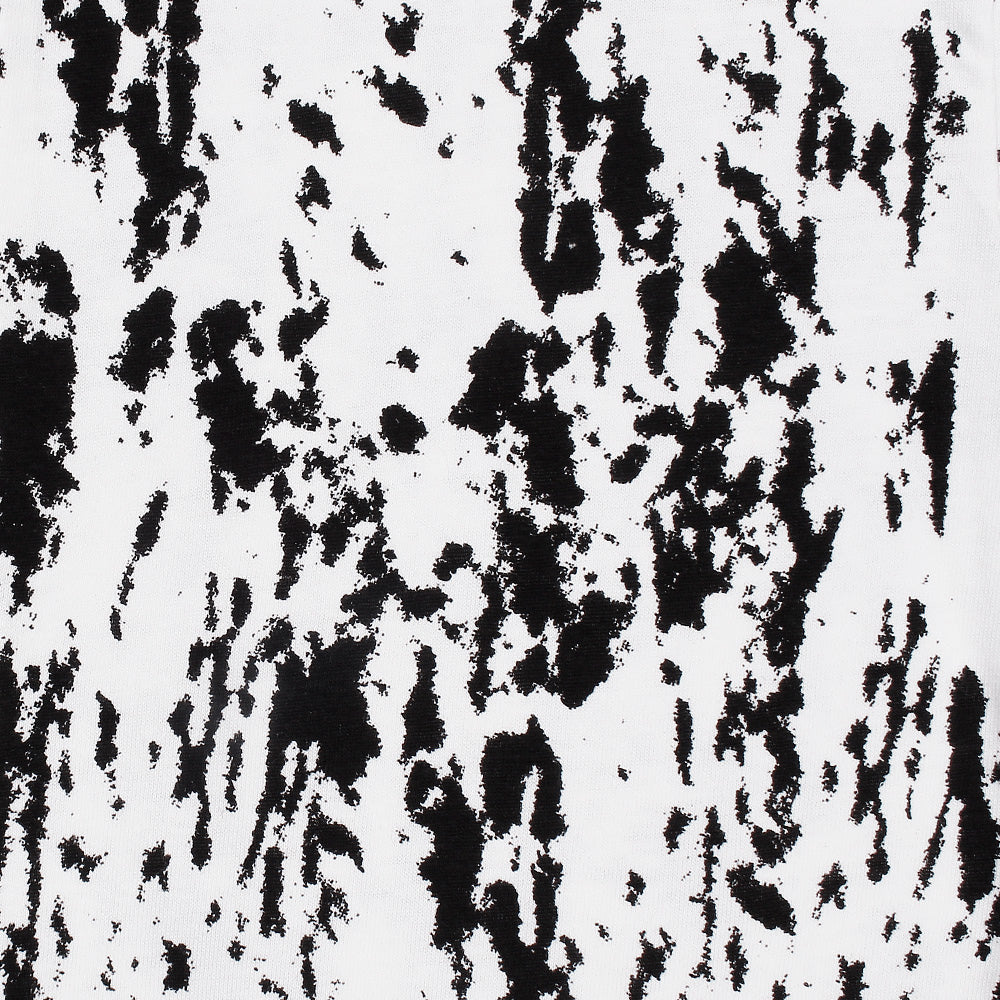 Mix Printed Trouser For Her in Blk/wht-LTRS-0035-Black White - FactoryX.pk