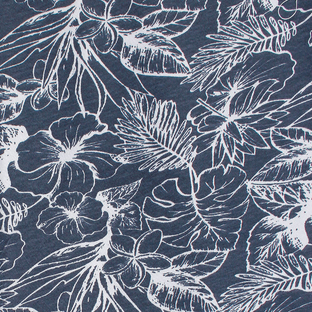 Splash Printed Trouser For Her in-LTRS-0034-Navy - FactoryX.pk