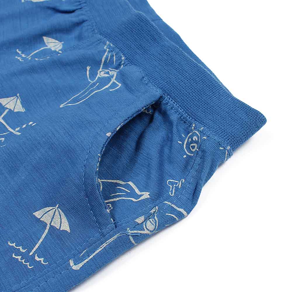 Zara Getting Ready  Nicker For Kids-KNKR-0100-Ocean Blue - FactoryX.pk