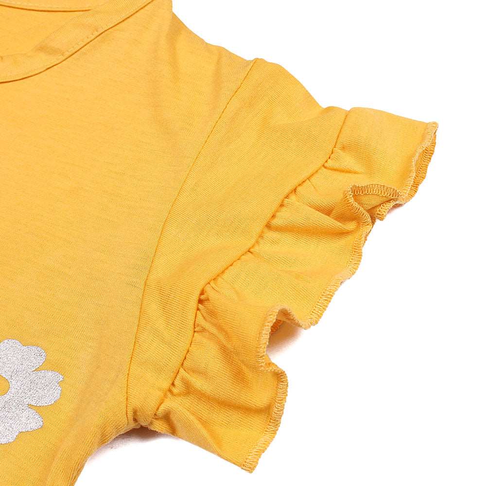 Max Be unique printed-KTST-0163-Yellow - FactoryX.pk