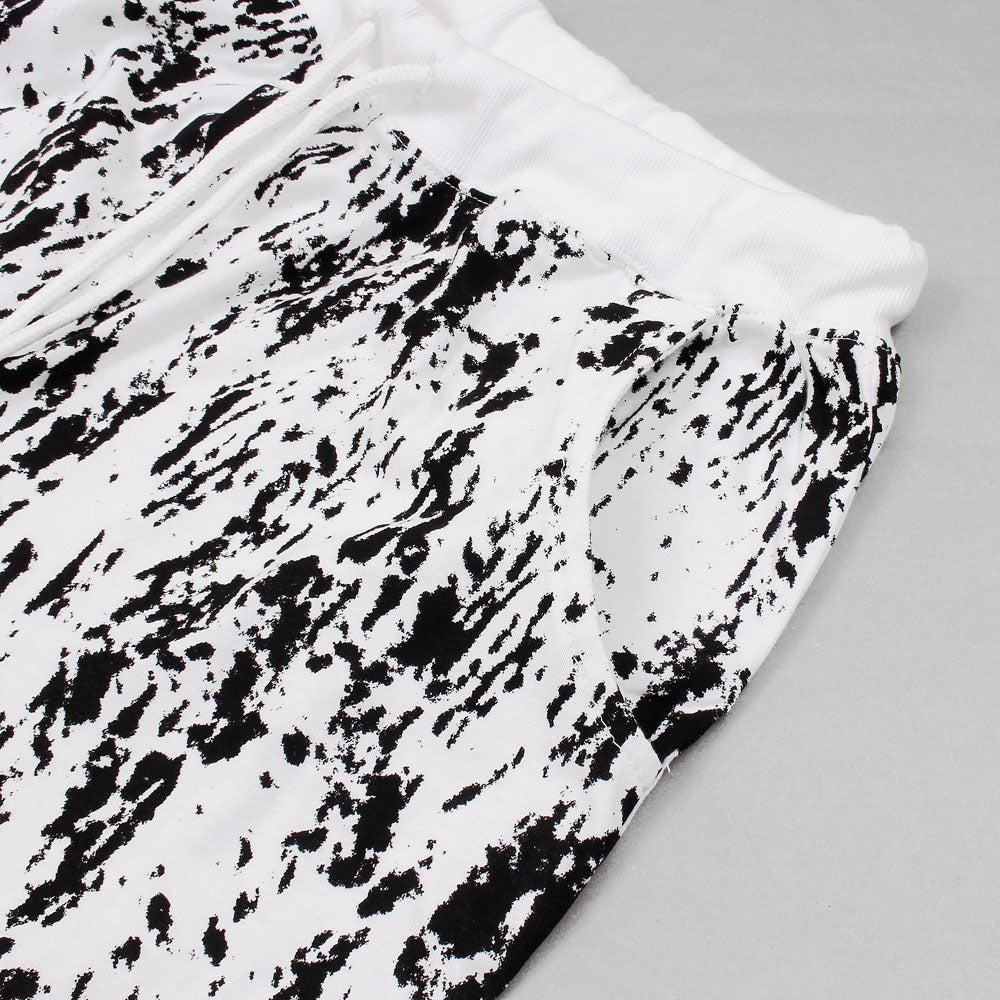 Mix Printed Trouser For Her in Blk/wht-LTRS-0035-Black White - FactoryX.pk