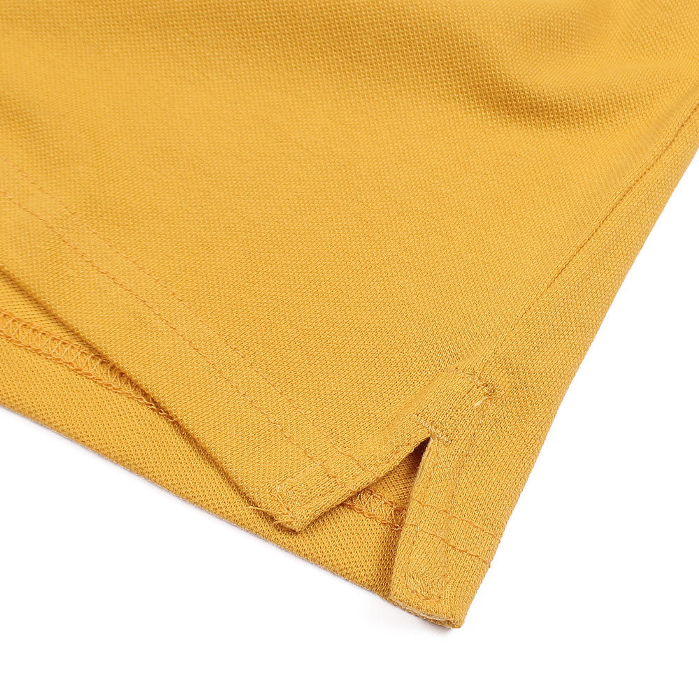 Polo Essentials Polo Shirt For Men-Mplo-2009-Yellow - FactoryX.pk