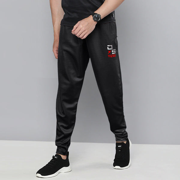 Dropshot square print pocket trouser-MTRS-0076-Black - FactoryX.pk