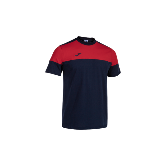 Joma Confort II T-shirt For kids-ktst-2213-Navy Red