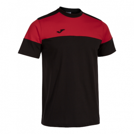 Joma Confort II T-shirt For Boys-ktst-2213-Black red
