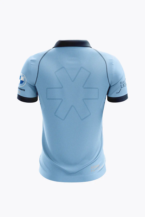 Osaka Keerbergen Sublimation Polo For Men-MPLO-2127-Sky Blue