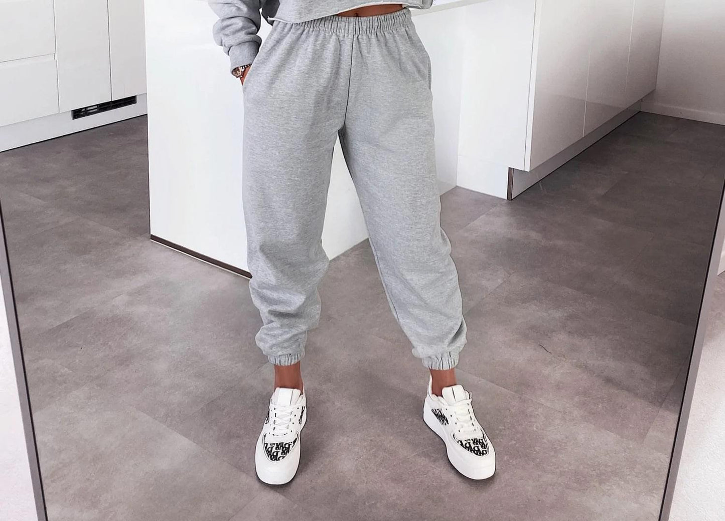 One Size Fleece Jogger Women-3383