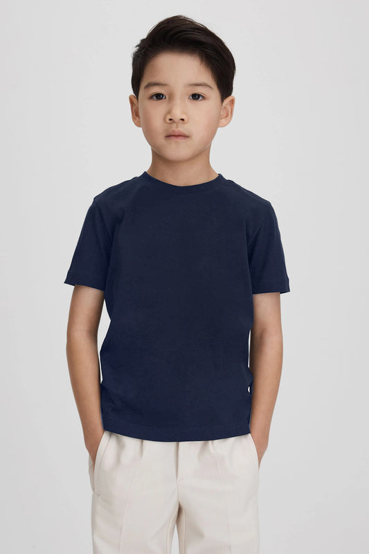 Joma Desert Plain T-shirt for Boys-2428-Navy