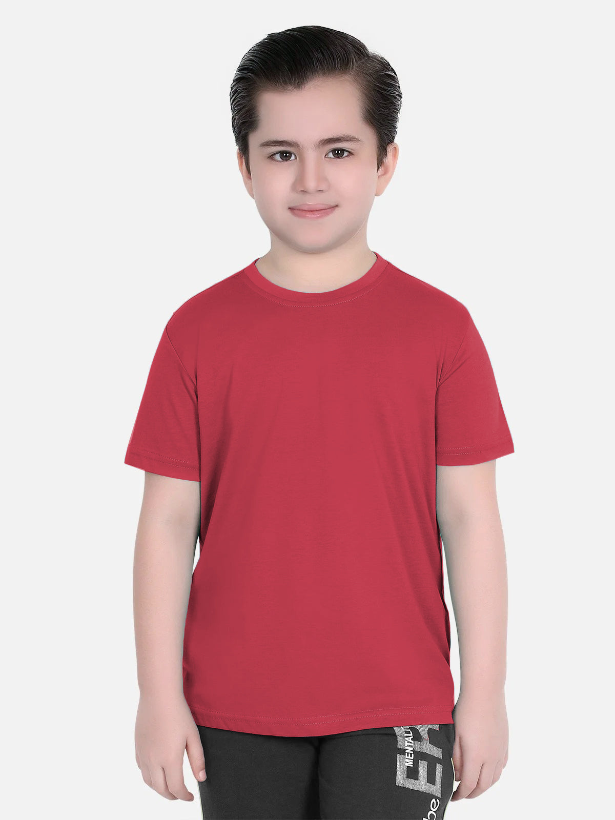 Joma Desert Plain T-shirt for Boys-2428-Red