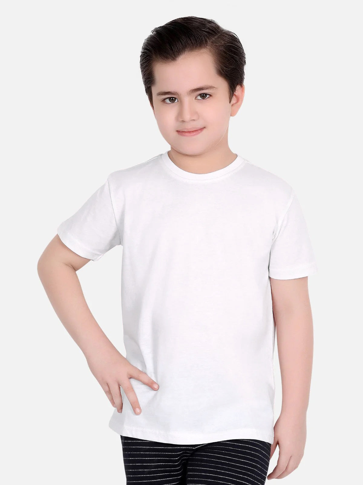 Joma Desert Plain T-shirt for Boys-2428-White