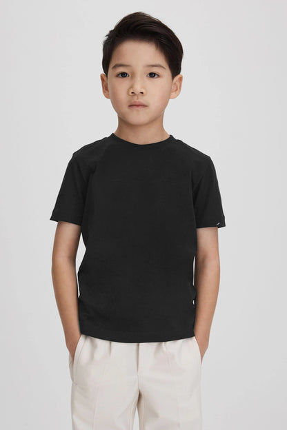 Joma Desert Plain T-shirt for Boys-2428-Black