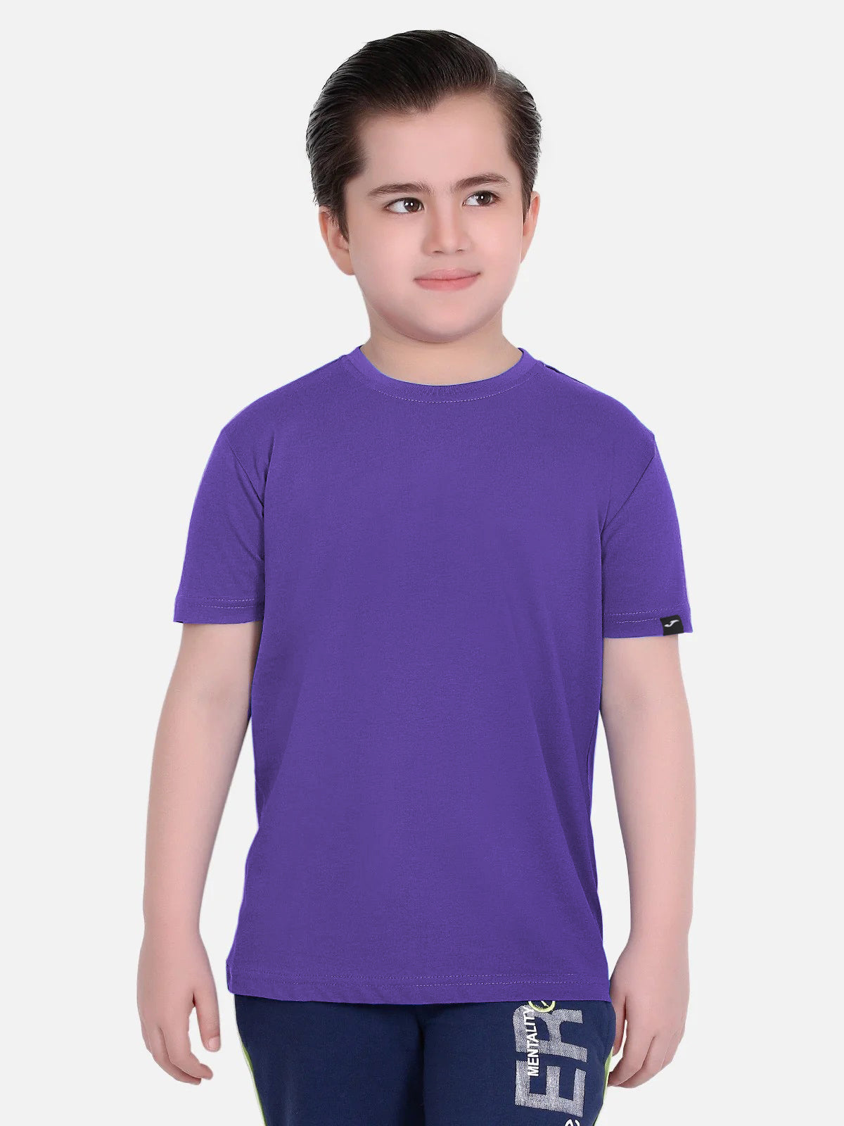 Joma Desert Plain T-shirt for Boys-2428-Purple