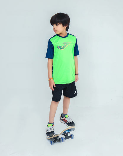 Joma Activewear Hurricane Set For Boys-kset-2118-Green Navy