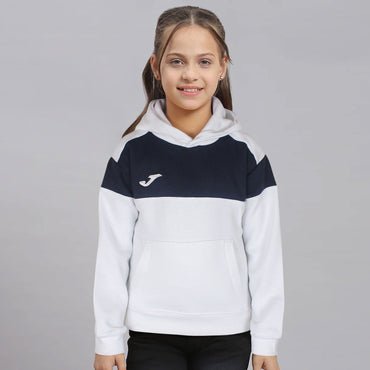 Joma Pullover Panel Hood Kids-2590-White Navy