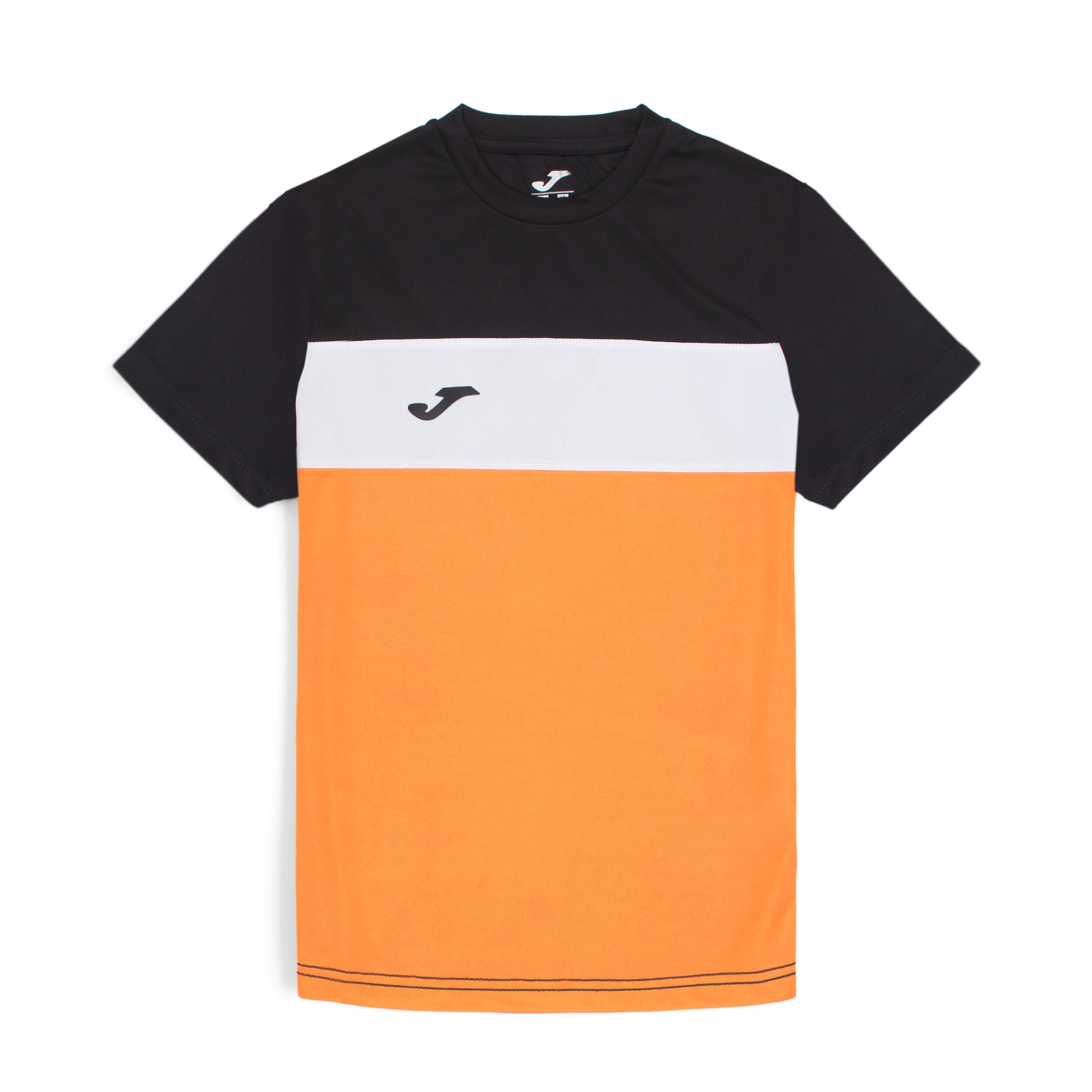 Joma Polyester Ice T-shirt For Boys-KTST-2191Orange Black