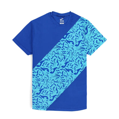 Joma Polyester Tornado T-shirt For Men-MTST-2193Royal Turquoise