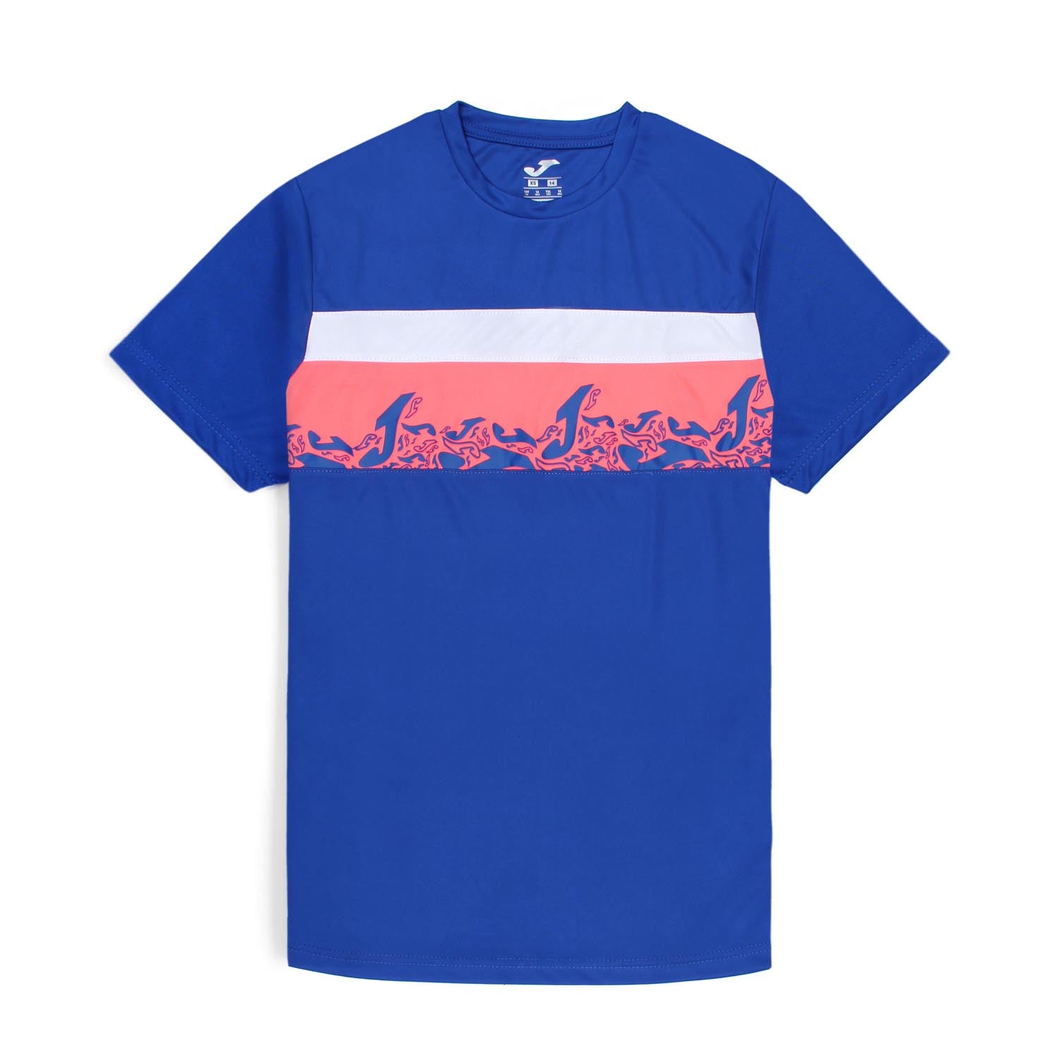 Joma Blizzard Summer Polyester T-shirt For Men-MTST-2196Royal Pink